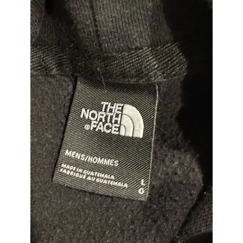 The North Face Mens Black Graphic Logo Pullover Hoodie Sz large Outdoor Relaxed